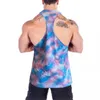 Men's Tank Tops Camouflage Faith Overcomes Fear Printed Gym Vest Mens Fitness Sports T-shirt Mesh Breathable Quick Drying Muscle VestL2404