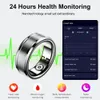 Melanda Smart Ring Teaste Teaste Temperaturę Monitor snu Mężczyźni Kobiety Sport Health Tracker IP68 Waterproof na Android iOS MR3 240422