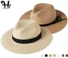 Furtalk Panama Hat Summer Sun Hats for Women Man Beach Straw Hat for Men UV Ochrona Cap Chapau Femme 20208169498