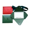 Present Wrap Color Envelope Stationary 6x 4.9 In Christmas Card