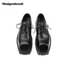 Zapatos casuales de estilo plano de estilo rufo japonés altura de la altura de las solas gruesas de los hombres.