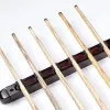 Billiard New 2pc Sticks Professional Sporter de estante de madera para billar billar de billar Montaje de pared Hanging 6 Cue Cue Spits Shinging Wine Red Red