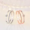 Cluster anneaux QMCOCO Couleur en argent Tendance d'été Design de mode Double Deck Residable Woman Index Birthday Party Party Accessoires