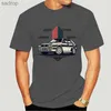 T-shirts masculins 2024 New Mens Leisure Hip Hop Hip Hop Integrated Rally Car Imprimer T-shirt Rally Race Mens Ultra Fine T-shirtxw