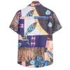 Men's Short Sleeved Printed Shirt, Ethnic Style, Summer Short Sleeved Shirt