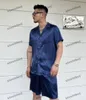 Xinxinbuy Men Designer Tee T-shirt 2024 Italie Dark à motif jacquard lettre tissu sets en soie à manches longues coton femmes gris bleu noir m-4xl