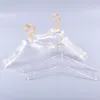 Сумки для хранения 5 шт. Прозрачная акриловая вешалка для одежды с золотыми крючками прозрачные рубашки плать