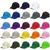 Softball solido berretto da baseball da donna a buon mercato uomini estate autunno primaverilo cappelli da visor gialli