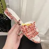 Crochet Designer Sandals plate-forme de semelles grosses