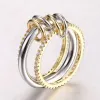 hot sale new designer Halley Gemini Band Rings Spinelli Kilcollin brand New luxury Industrial wind jewelry gold 925 sterling silver multiple ring Mother Day gift