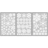 Party Decoration Snowflake-stickers voor Windows Zelfkleurig Kerstvenster 3 PC Seizoensgebonden klingen