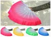 5 kleuren Chinese Silk Hand Fan Belly Dancing Short Fans Stage Performance Fans Props for Party 50 St. 50 St. H05298368597