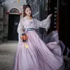 Traditionele vrouwen bloeien hanfu jurk oud Chinees kostuum mooie dans hanfu originale prinses tang dynastie gewaad 240418