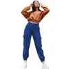 Pantaloni da donna Cinessd 2024 Cargo Slim Fit Multi-Bag Jeans Casual Cotton Denim Elastico Skinny Streetwear Women