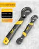 Öppnare deli 632mm Universal Key Pipe Wrench Open End Spanner Set Highcarbon Steel Snap N Grip Tool Plumber Multi Hand Tool