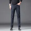 Men's Jeans Spring and Autumn New Men's Jeans Edition Youth Elastic Small Straight Tube Blue Large Men's Jeans Plus Size Pants