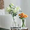 Vaser 1pc akryl vas transpar dekoration center hem kök och bröllop hållbar plast väckning-u