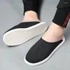 Slippers Men Chaussures 2024 SOLE SOLE CHINOIS CHINOS MAINMATED DÉODOTINATION DES LOCAGES CONFORTS MALON ZAPATOS HOMBRE