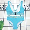 New Swimsuit Female Fan Family Split Solid Color Sexy Fashion Holiday Women Swimsuit