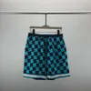 Summer Ca Short Sleeved Shirt Set Checkered 3D Printed Pattern Shirts for Men Beach Shorts Shirts PajamaCollar 240423