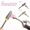 Bits 1Pc Cleaning Brush Nail Bit Nail Drill Bit Cleaner Electric Nail Files Milling Cutter Dust Remover Drill Accessory Nail Art Tool