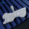 Premium fabrikspris Hip Hop Sterling Sier Past Test VVS Moissanite Diamond Iced Out Custom Name Pendant Necklace
