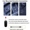 Microfoons UHF Wireless Handheld Dynamic Karaoke Microfoon Bluetooth -ontvanger Voer professionele thuisreverb Hoge en lage bas uit