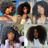 Synthetic Wigs Short African twisted curly wig with bangs human hair scalp top fully machine made Remi Brazil edge 200 density Q2404271