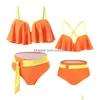 Swim Wear Designer di lusso Bikini Nuovo costume da bagno europeo e americano madre madre-bambino figlia split da bagno diviso drop drop drop sports dhovj