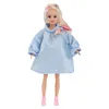 Dockklänning för amerikansk tjej docka 23 cm baby dollkläder tillbehör diy tjej docka vackra mini barn leksak kjol