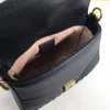 Tasche klassische Frauen echte Leder schulter schwarz weiß rosa rot mit goldenen Kettenhandtaschen Damen Handtaschen Handtaschen