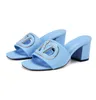 Newest Italy Summer V Cut-out Women Sandals Shoes Women Slide Mules Leather Lady Beach Slippers Outdoor Flip Flops Wholesale Daily Footwear EU35-43