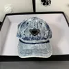 Fashion Fashion Bouleau de créateur de bouchons respirants Ripped Denim Baseball A réglable Chapeau de soleil Unisexe Coton et chapeaux confortables Vhlml