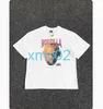 Saint Rebel Rodman American West Coast Street Graffiti Hip Hop Feng Shui Wash Tide Brand krótkie t-shirt dla mężczyzn