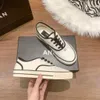 10A najwyższej jakości kanał moda Nowy styl Bue But Summer Travel Designer Tennis Sneaker Sport Flat Heel Women Buty Casual Buty Czarne niskie luksusowe męskie Trainer Walk