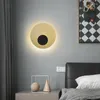 Lampes murales 8m la lampe LED moderne Interior créatif Simple Black Sconce Lights for Decor Home Living Room Bedroom Corridor