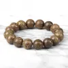 Beaded 6 8 10 12mm Natural Wood Bead Armband för män Elastisk buddhistisk bön och handgjorda kvinnors yogamycken Pulsera