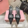 2024 women luxury dress designer shoes sneakers high heels patent leather rhinestone thin bow heels womens lady sandals party wedding office pumps shoe sneakers