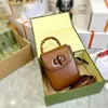 Tote bag high definition 22SS horse buckle 1955 caramel beige mobile phone bamboo joint mobile phone