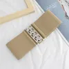 Belts Bohemian Wide Designer Women Belt Female Fashion Buckle Waistband Elastic Closure Cintos Femininos De Luxo