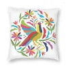 Pillow Mexican Otomi Bird Throw Covers Decoration Salon Modern Animal Embroidery Sofa Outdoor S Square Pillowcase