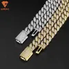 Lifeng Fashion Custom Jewelry Selling Gold Cuban Link Chain 925 Sterling Silver White Yellow Hip Hop Cuban Chain Halsband