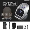 Hair Trimmer FOXSONIC hair clip mens clipper rechargeable short beauty kit cordless electric Q240427