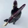 Yongsheng Junlai 630 Resin Fountain Pen No.8 Iraurita Fine Nib Brief Piston Gold Clip Business Writing School Stationery Gifts 240417