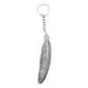 Keychains Keychain Feather Peacock Pendants Keyring Jewelry Gift Key Holder Chain Ring Accessories For Men Boyfriend Women Bag Car
