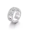 Ringos de designer anéis de luxo para mulheres Lady Rings Simples Women Gold Diamond Ring 6 7 8 9 Designer Jóias de jóias de jóias Casais de pares anel de tendência