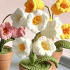 Kreativ fertige Topflilie der Valley Blumen handgefertigte DIY -Ornamente Convallaria majalis Valentinstag Geschenke Home Decor 240424