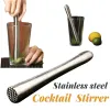 Tools Cocktail Shaker Stick Muddler Drink Pusher Home Brewing & Wine Making Barware Steel Wine Mixing Stick Muddler Drink Stirrers