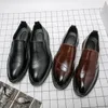 Zapatos de vestir de otoño negocio uso formal de ropa de cuero para hombres coreanos británicos casuales de encaje de encaje de encaje informal