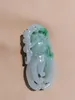 Figurines décoratives de haute qualité Natural Birman Jade Whisk Pendant Pendants Amulet